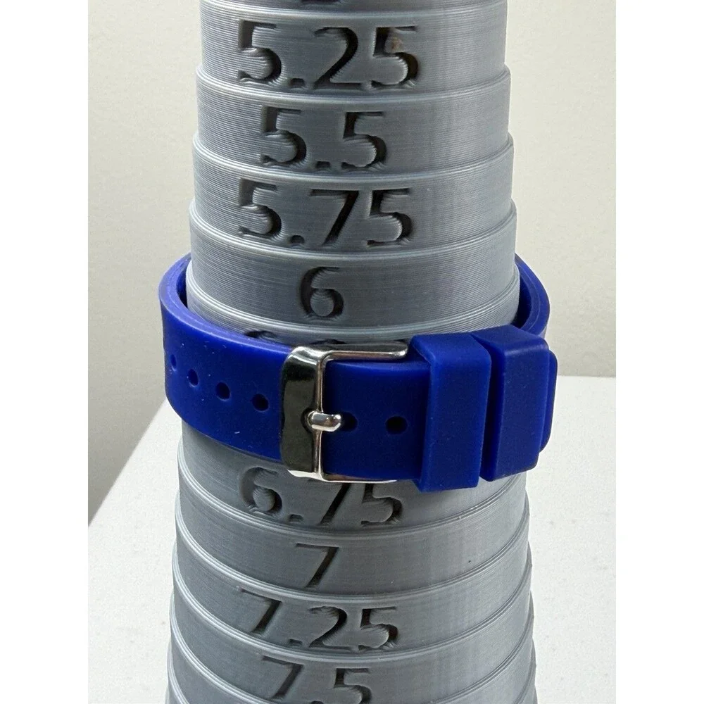 Cofuo Blue Digital Sports Watch 34mm Alarm Chronograph 3ATM